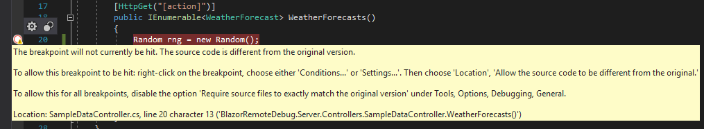 Remotely Debug Blazor App On Azure From Visual Studio